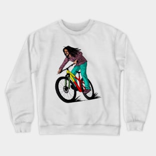 Riding a bike with Bob Crewneck Sweatshirt